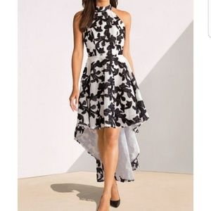 NWT Special Occasion Black/White High/Low Dress